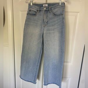 Oat High-Rise Wide Leg Cropped Jean